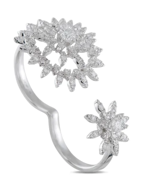 Hearts on Fire 18K white gold Aerial diamond ring