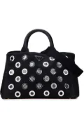 Prada Pre-Owned 2013-2025 Canvas Canapa Grommet satchel - Black