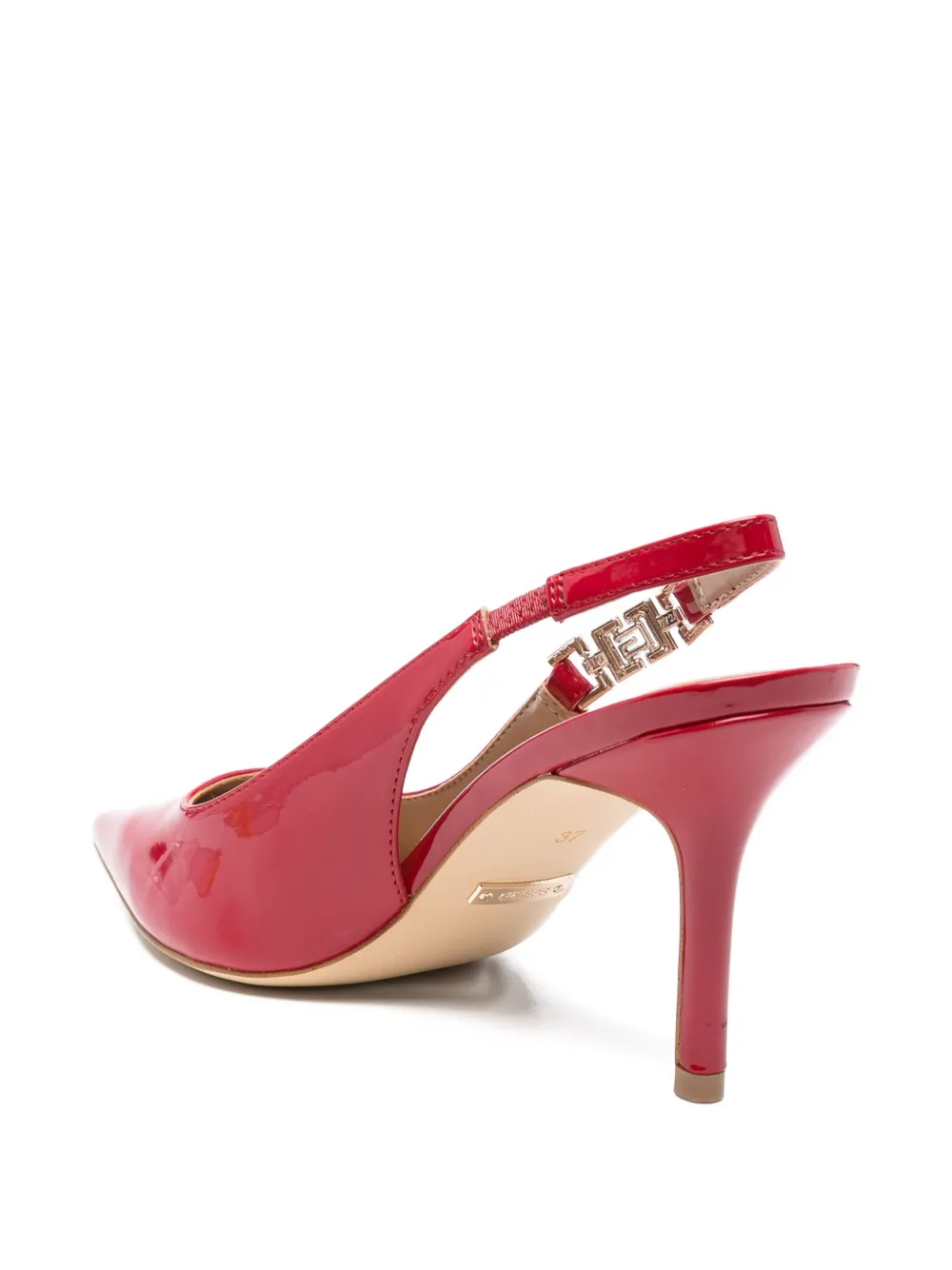 GUESS USA 85mm slingback pumps Red