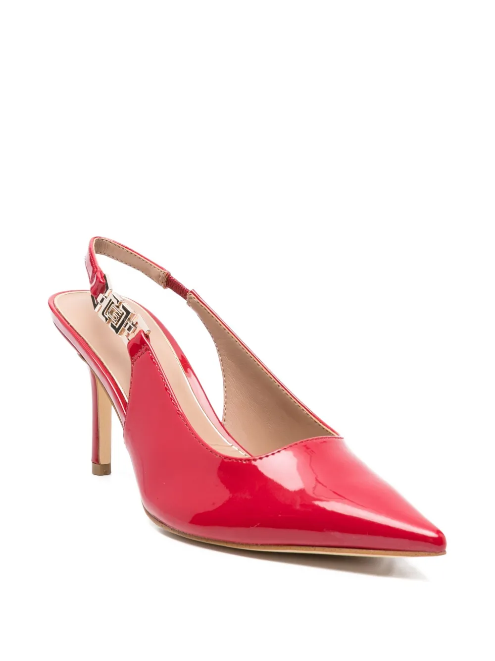 GUESS USA 85mm slingback pumps Red