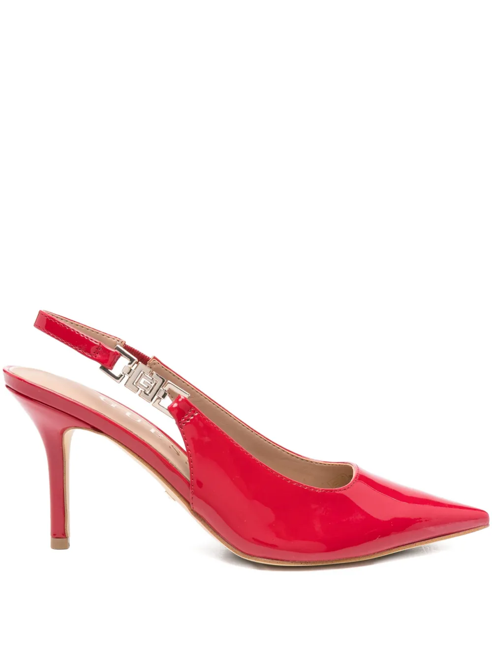 GUESS USA 85mm slingback pumps Red
