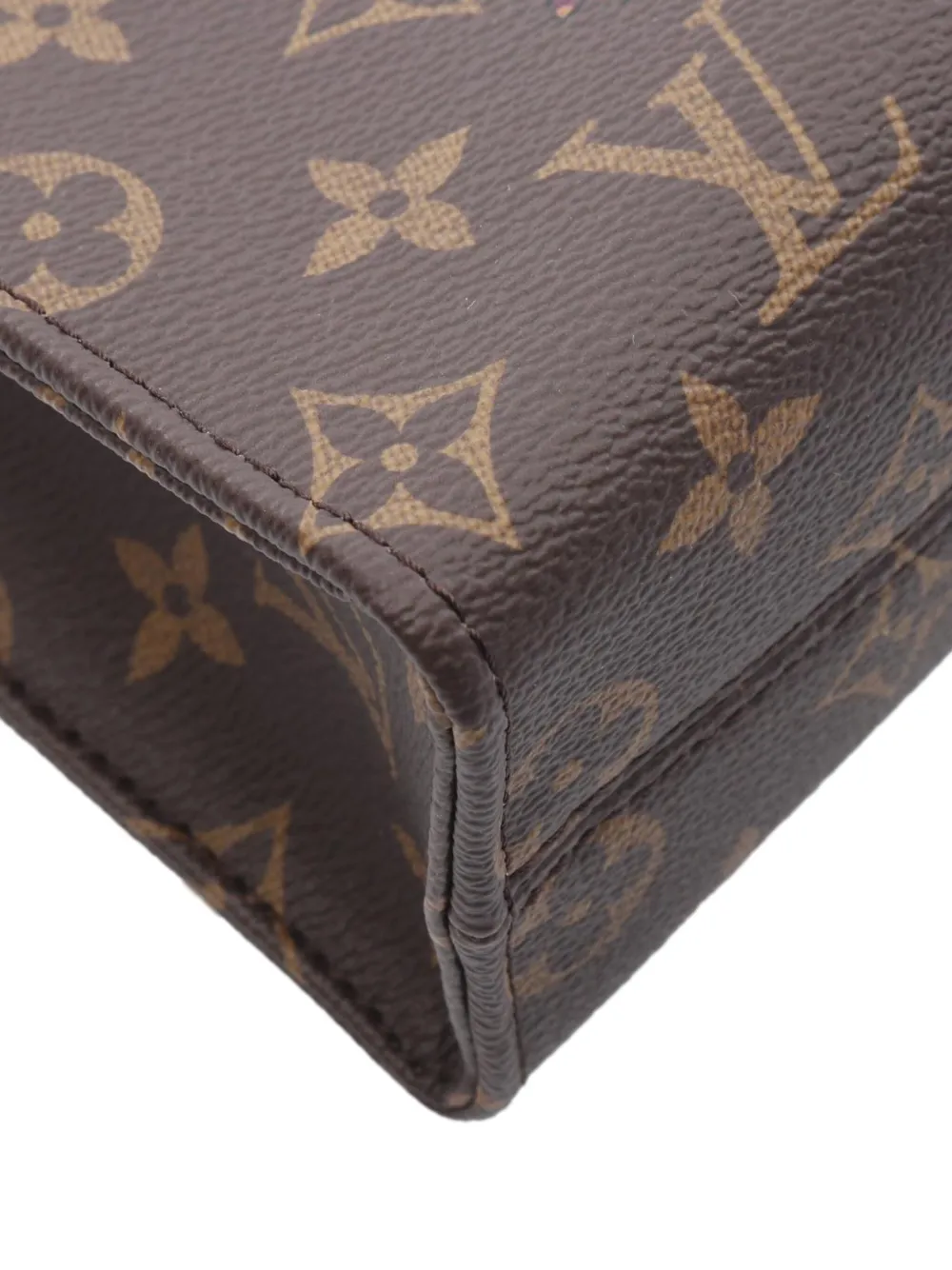 Pre-owned Louis Vuitton 2021-2025 Takashi Murakami Monogram Panda Onthego Bb Satchel In Brown