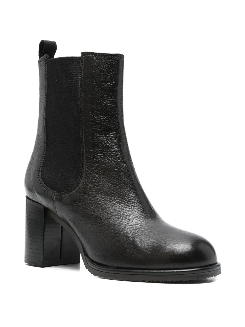 Roberto Festa 70mm Elastic-panel Block-heel Boots In Black