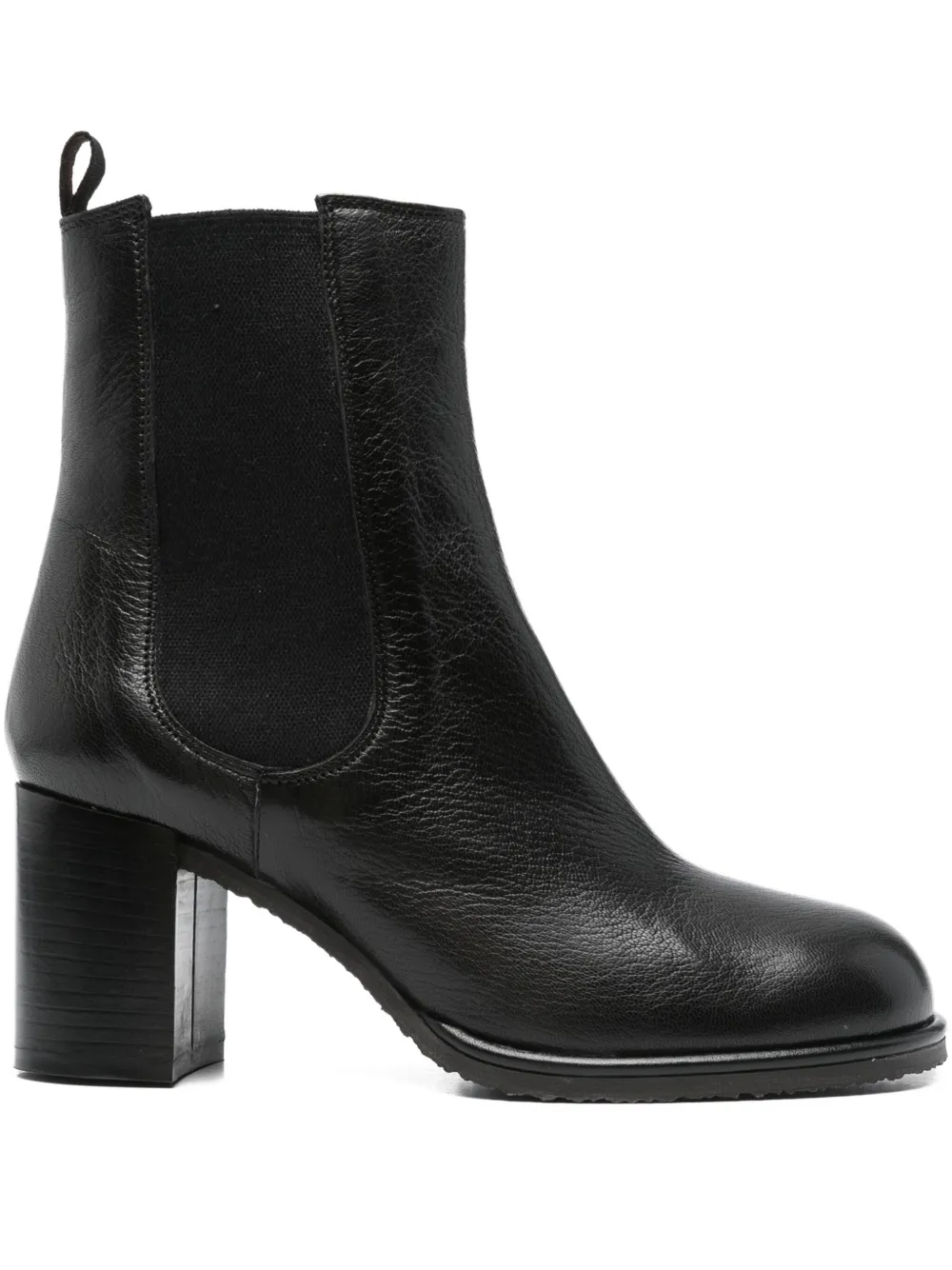 Roberto Festa 70mm elastic-panel block-heel boots Black
