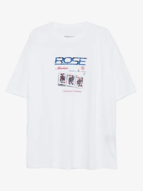 Martine Rose t-shirt à imprimé graphique