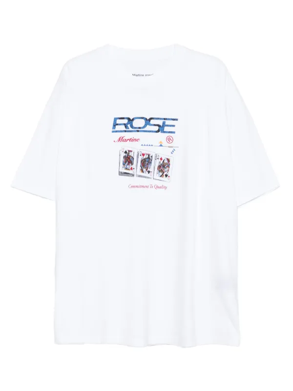 Martine Rose グラフィック Tシャツ | ホワイト | FARFETCH JP