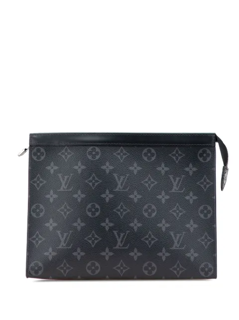 Louis Vuitton Pre-Owned 2019 Monogram Eclipse Pochette Voyage MM clutch bag