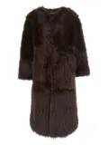 Urbancode faux-fur coat - Brown