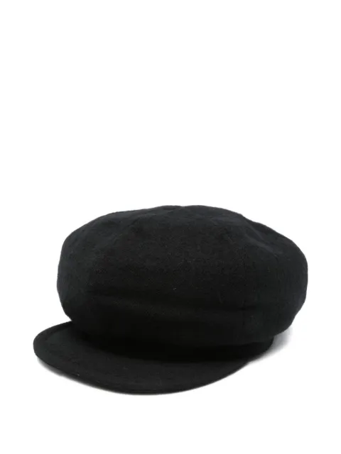 Yohji Yamamoto wool flat-top cap