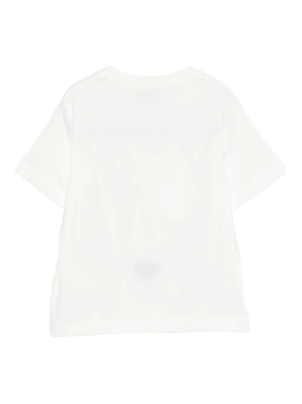 Fendi Kids T-shirt met grafische print Wit