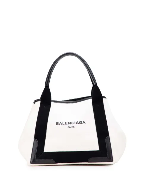 Balenciaga Pre-Owned 2014 Canvas S Navy Cabas tote bag