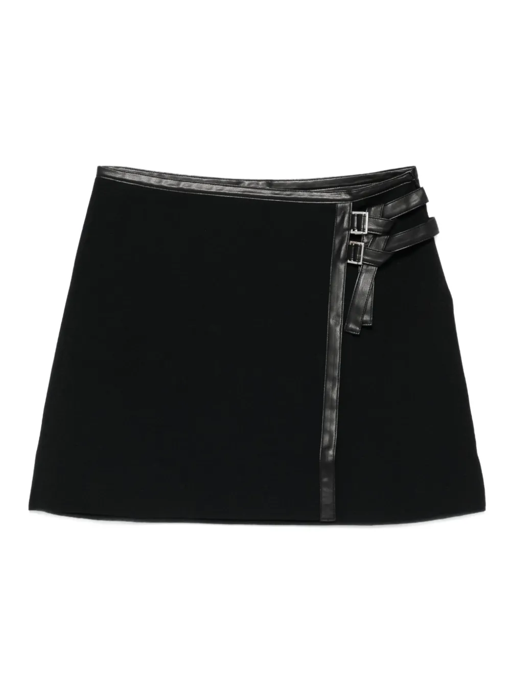LIU JO Mini-rok met gesp Zwart