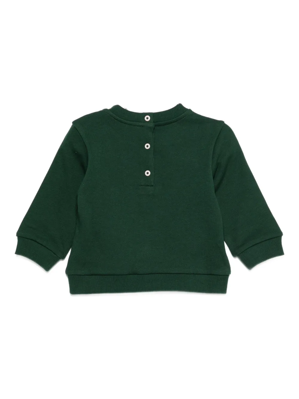 Fendi Kids Katoenen sweater met eekhoorn-print Groen