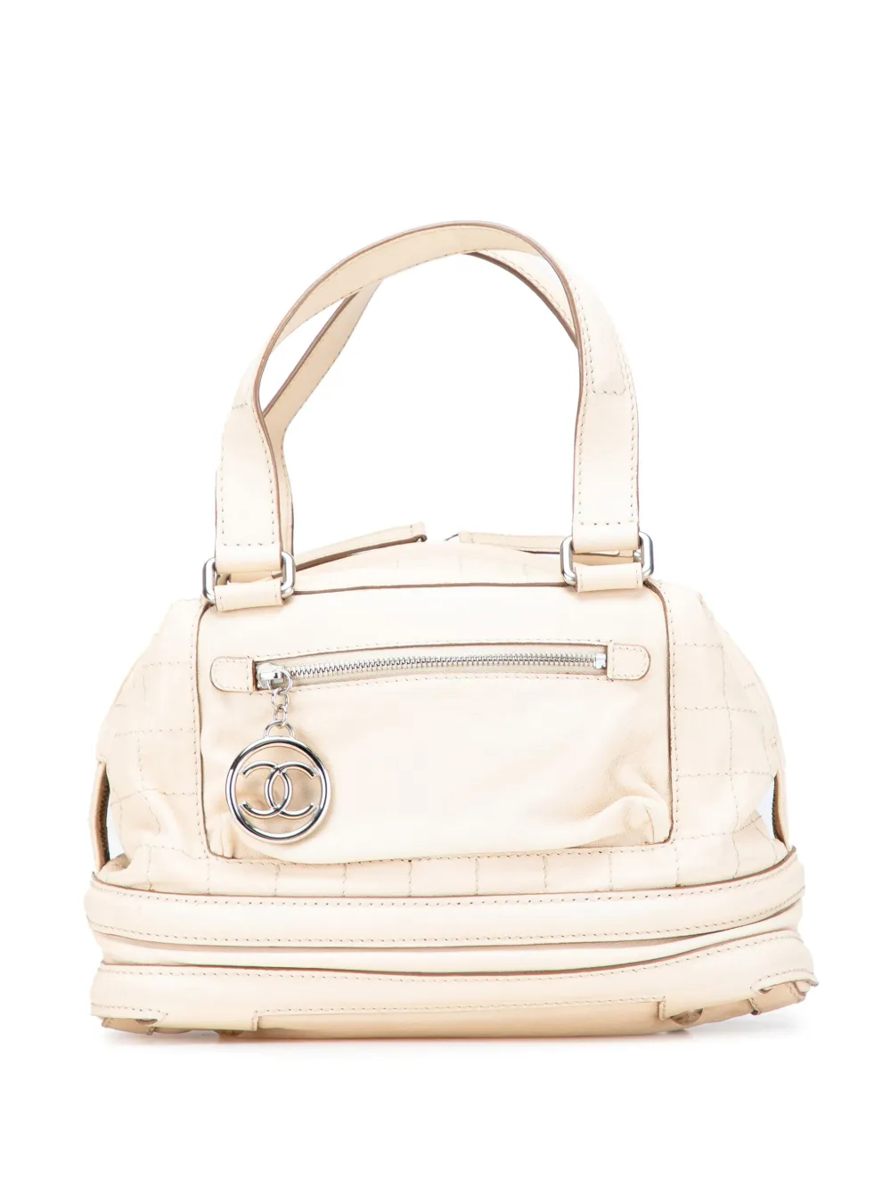 2006-2008 Goatskin Square Stitch Essential Bowler handbag