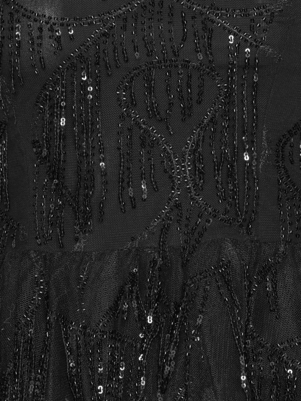 Rotate Birger Christensen Sequin-embellished Peplum Top In Black