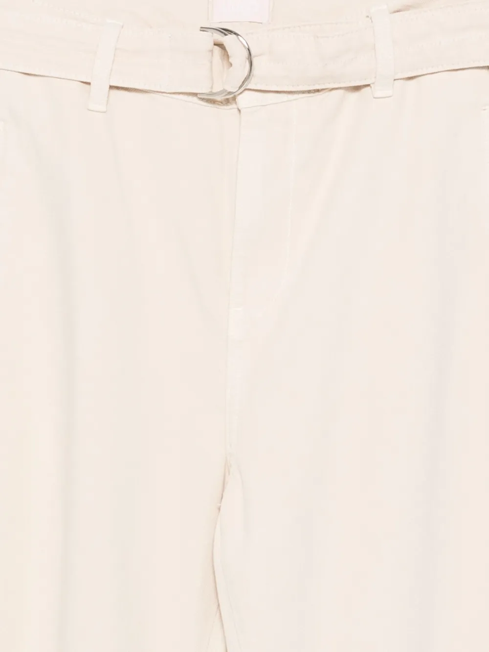 Liu •jo Belted Straight-leg Jeans In Neutral