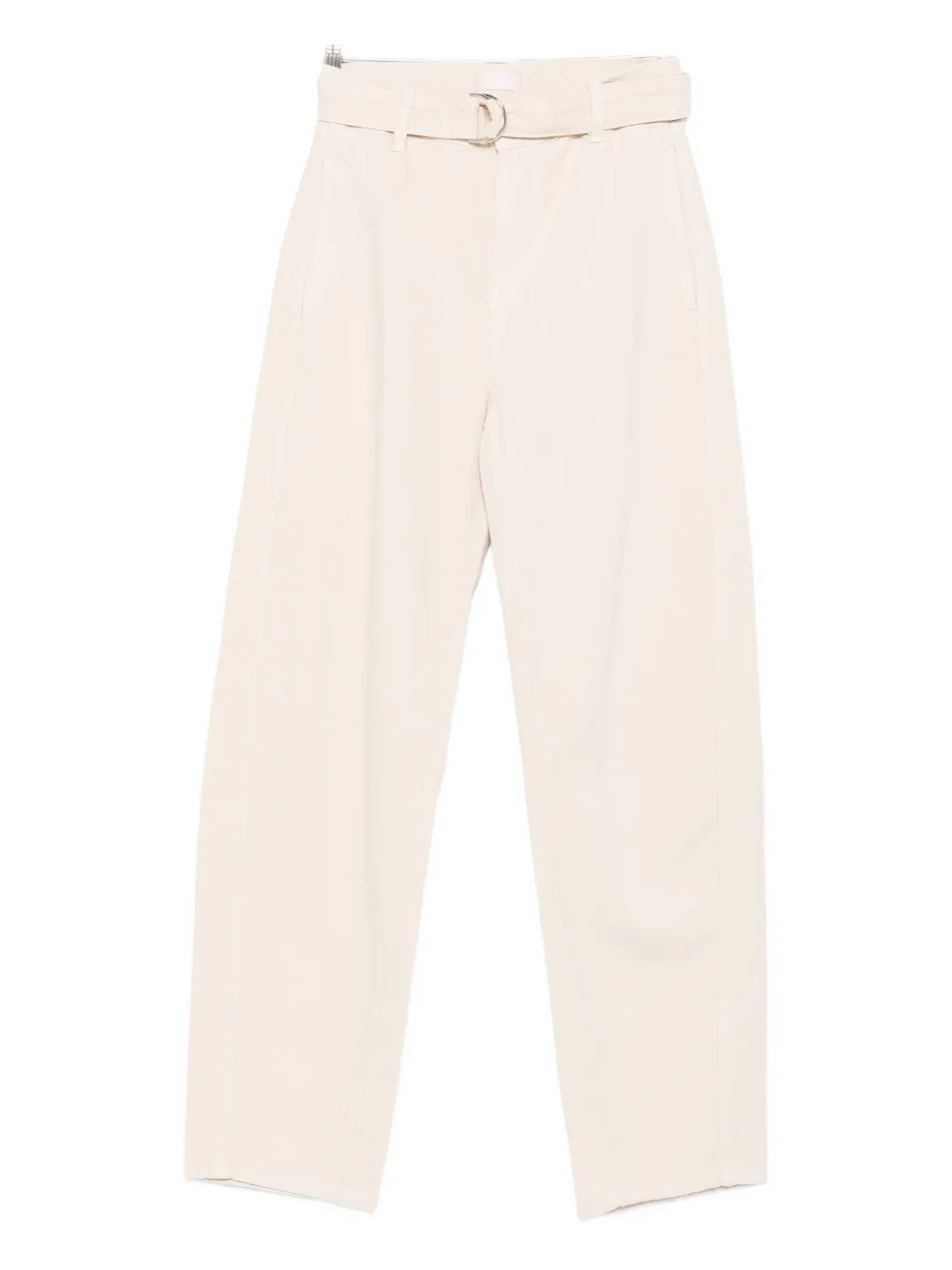 Liu •jo Belted Straight-leg Jeans In Neutral