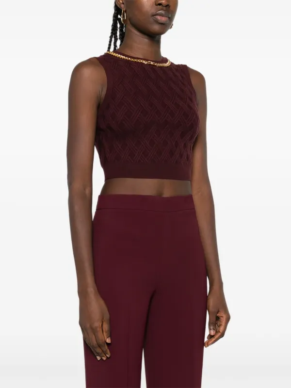 Elisabetta Franchi ★ クロップド トップ Elisabetta Franchi クロップドトップ | ホワイト | FARFETCH JP