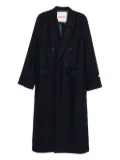Fiorucci wool-blend double-breasted coat - Blue