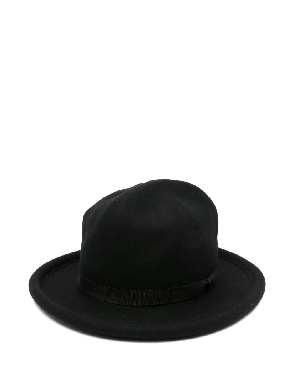 Yohji Yamamoto Fedora hoed van wol-viltblend Zwart