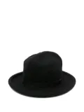 Yohji Yamamoto wool-felt fedora - Black
