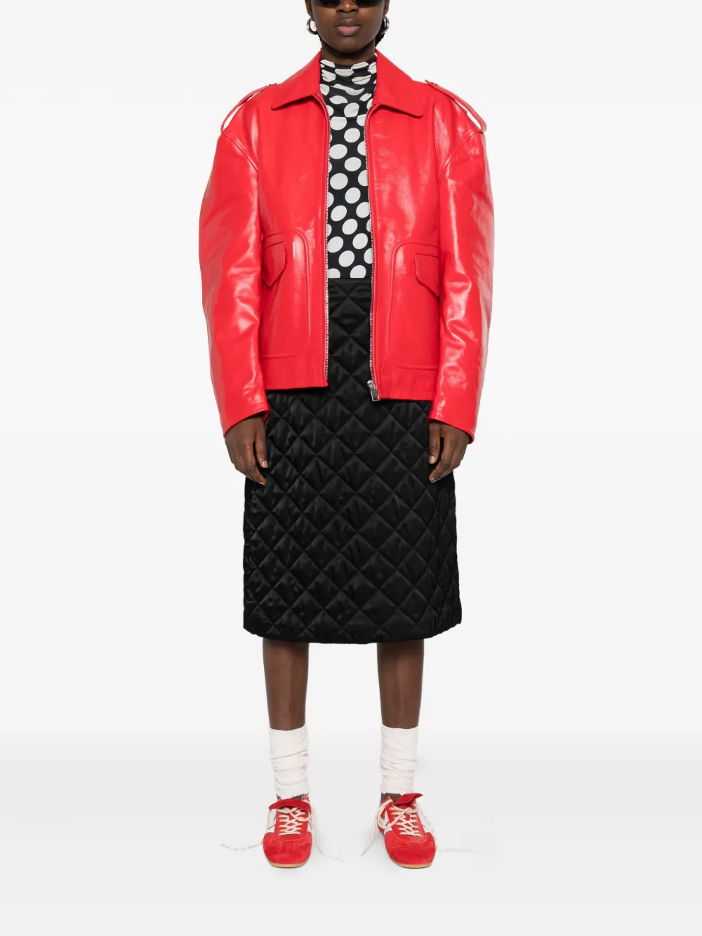 Fiorucci flap-pockets leather jacket | Leather Jackets | Image 2