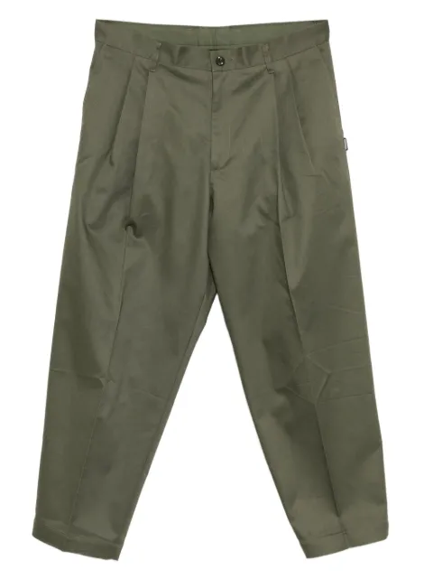 Neighborhood logo-patch tapered trousers
