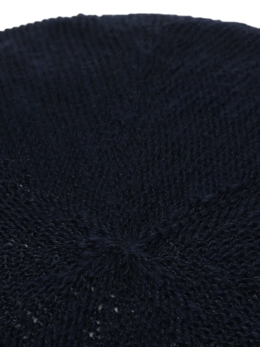 Neighborhood Baret van katoenblend met borduurwerk Blauw
