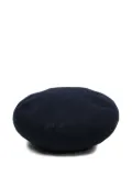 Neighborhood embroidered cotton-blend beret - Blue