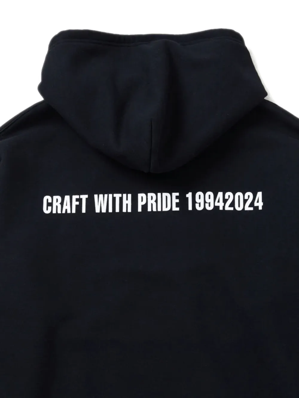 Neighborhood Hoodie met borduurwerk Zwart