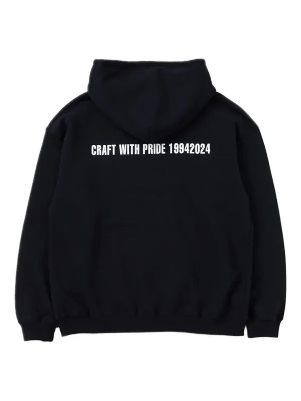 Neighborhood embroidered-patch Hoodie | Black | FARFETCH JO