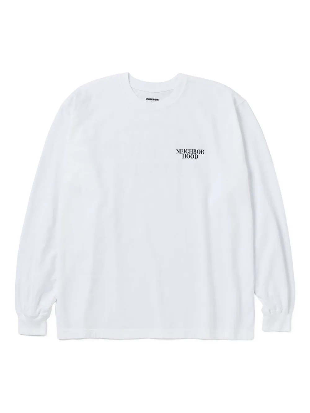 Neighborhood NH-2 T-shirt met lange mouwen Wit