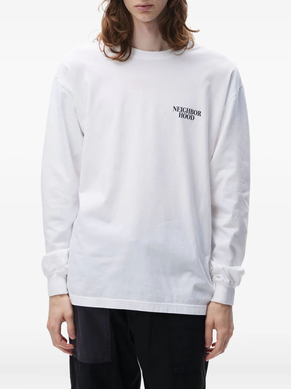 Neighborhood NH-2 long-sleeve T-shirt - Wit