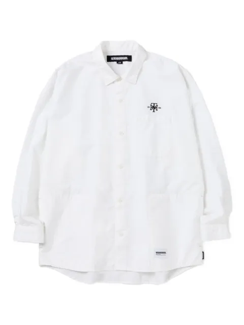 Neighborhood camisa con logo bordado
