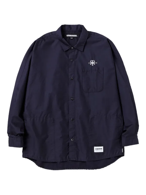 Neighborhood ロゴ シャツ | ブルー | FARFETCH JP