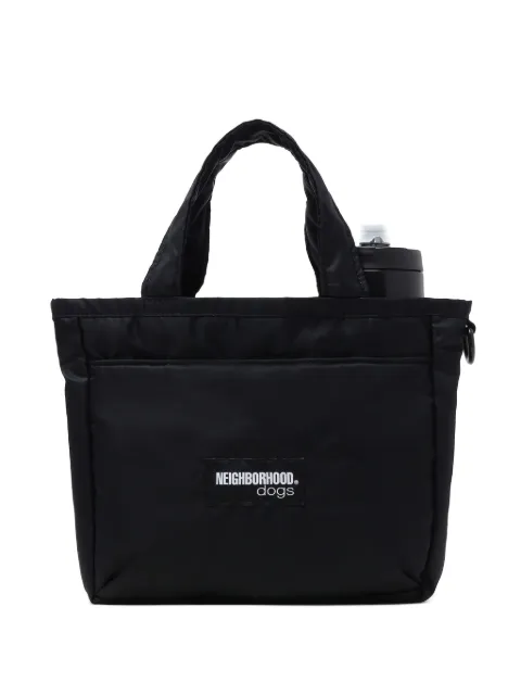 Neighborhood logo-detail tote bag