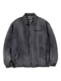Neighborhood zip-up cotton denim jacket - Grey