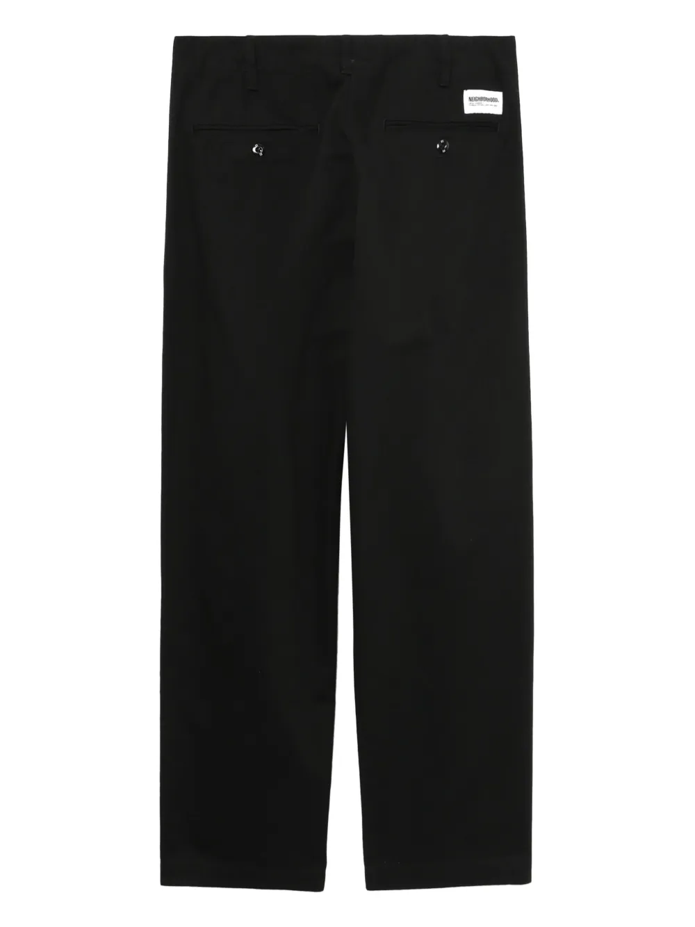 Neighborhood Katoenen broek met zak Zwart