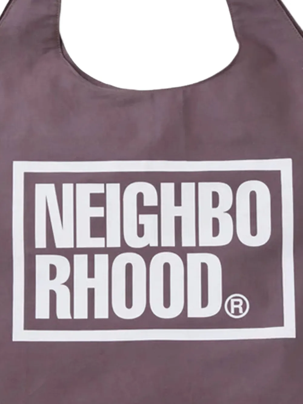 Neighborhood Logo-print Tote Bag In Gray
