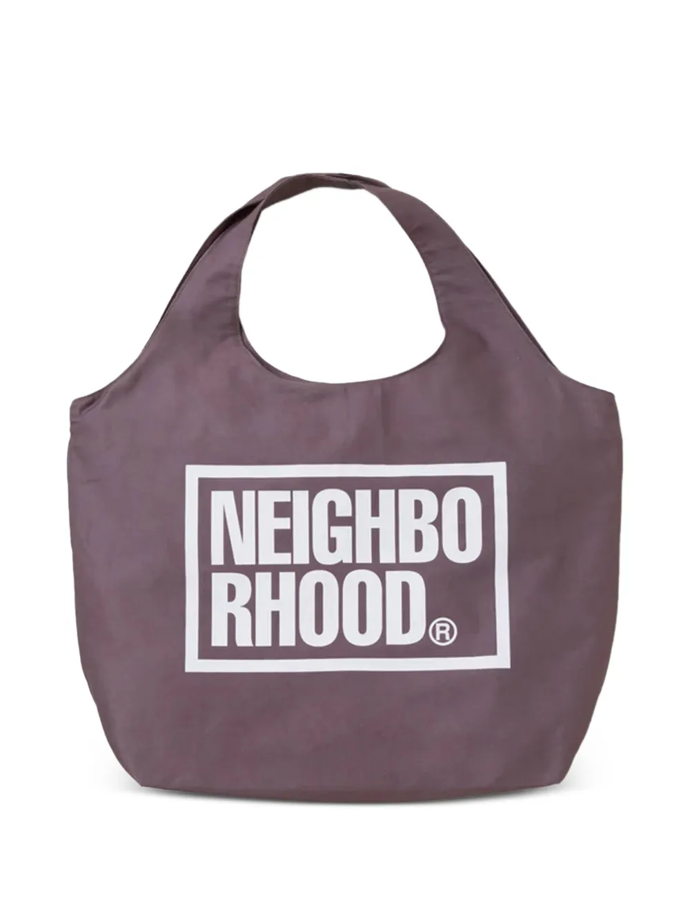 Neighborhood Shopper met logoprint Grijs