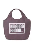 Neighborhood logo-print tote bag - Grey