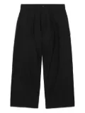 Neighborhood pleated side-pocket trousers - Black