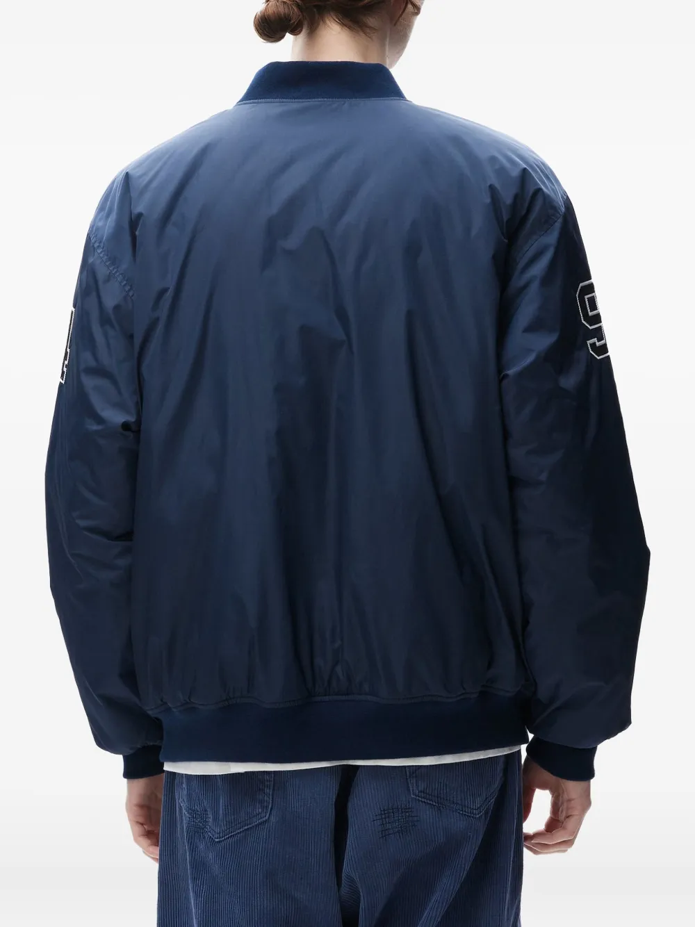 Neighborhood Varsity-style Bomber Jacket In Blue