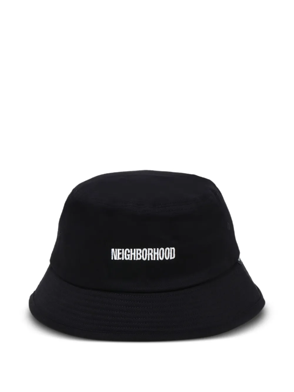 Neighborhood Katoenen vissershoed met logo Zwart