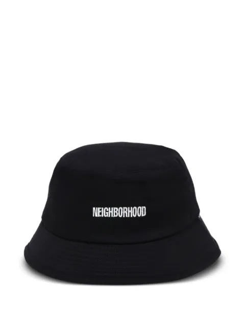 Neighborhood logo cotton bucket hat