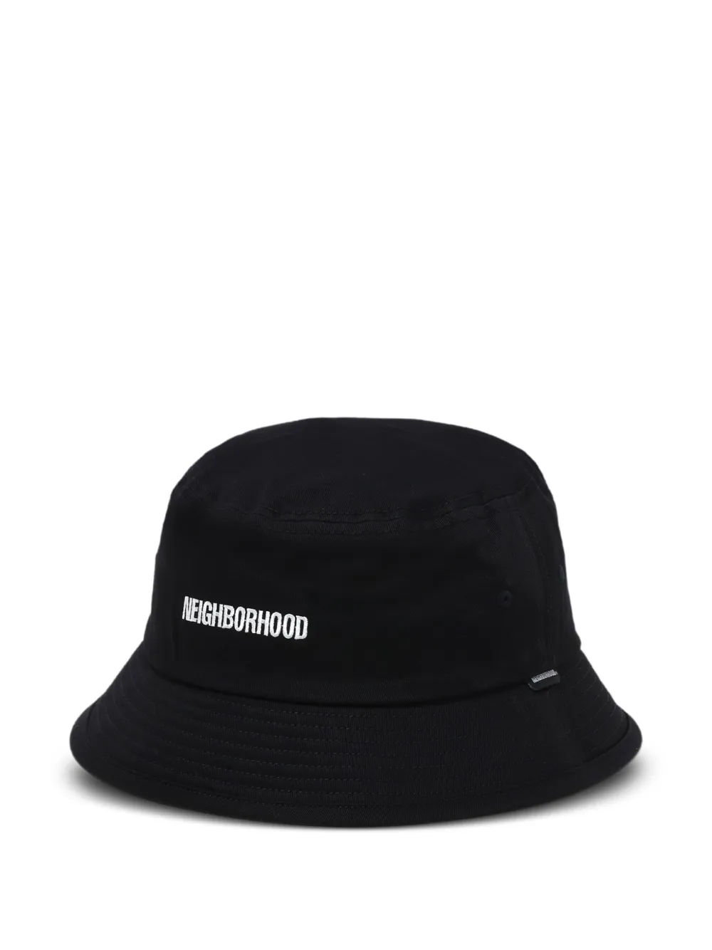 Neighborhood Katoenen vissershoed met logo Zwart