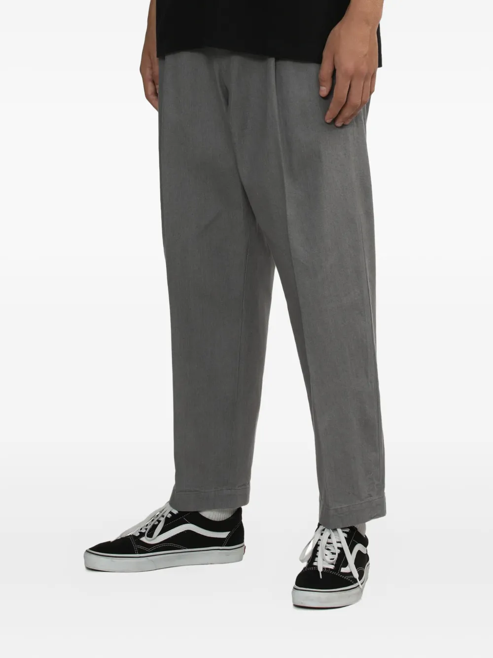 Neighborhood Broek met geplooide zak en cuffs Grijs