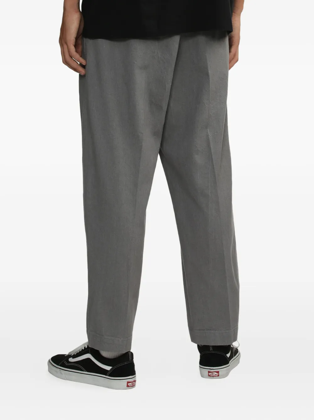 Neighborhood Broek met geplooide zak en cuffs Grijs