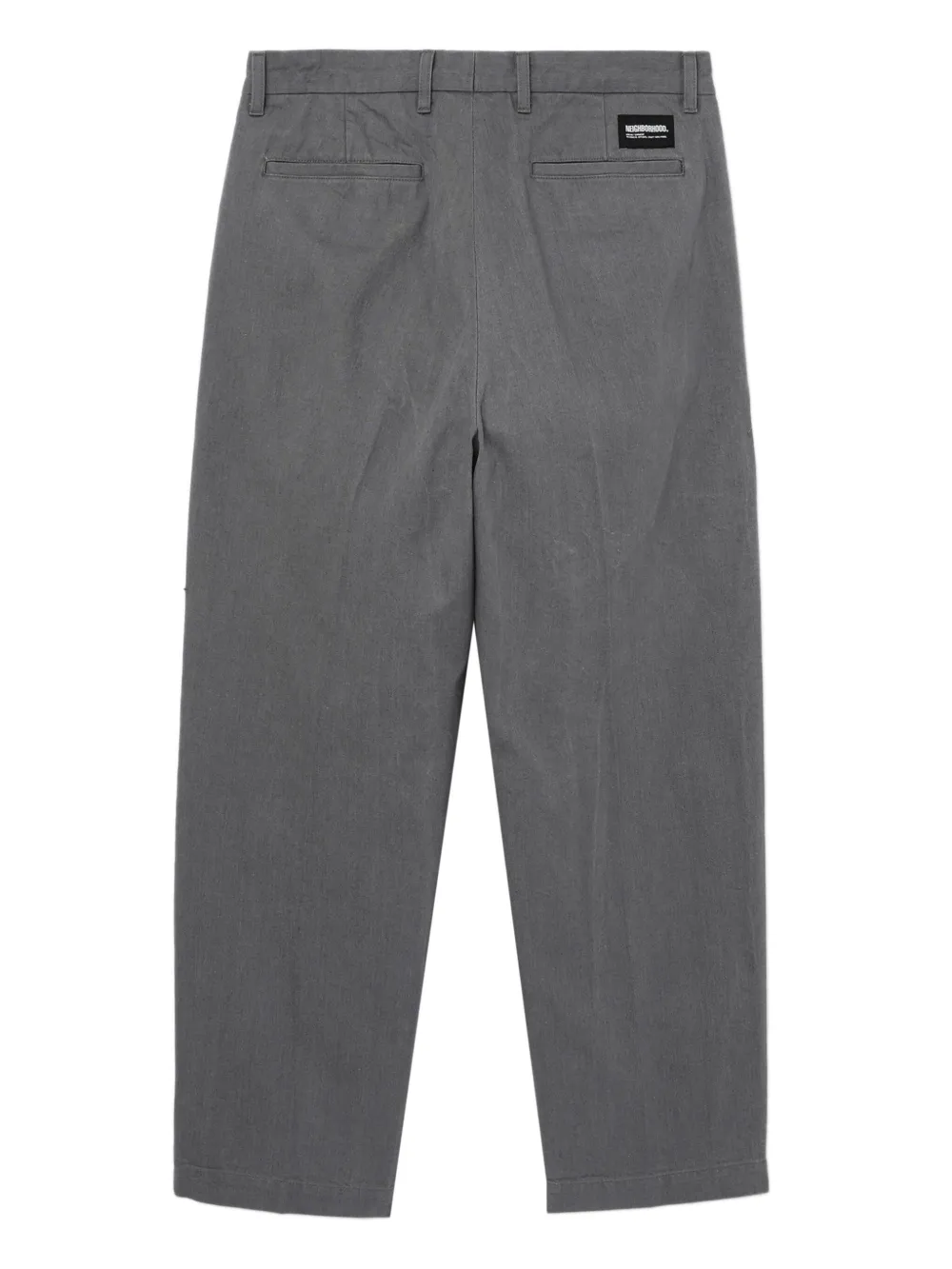 Neighborhood Broek met geplooide zak en cuffs Grijs