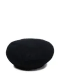 Neighborhood embroidered cotton-blend beret - Black